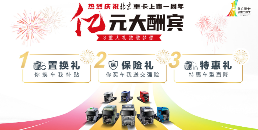 致敬每一位夢想家！北京重卡上市一周年暨首屆用戶夢想盛典即將舉行